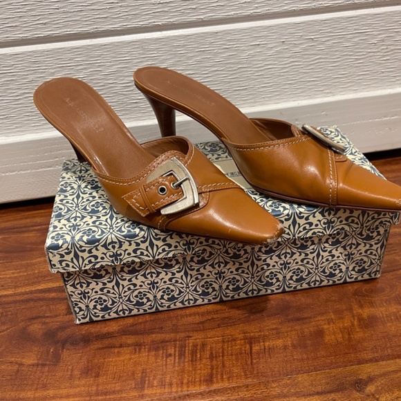 Leather Mules - Picture 2 of 6